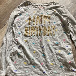 GIRLS HAPPY BIRTHDAY SHIRT